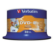 Verbatim DVD-R 16x 4,7GB 50x