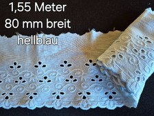 1,55 Meter hellblaue