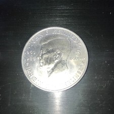 1  Stück Niue 1988 5 Dollar JF Kennedy - Ich bin ein Berliner