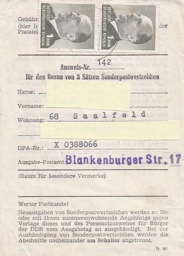Ddr ostalgie ausweis 142 - ausweis,