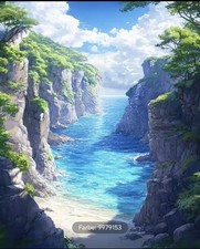 Malen nach Zahlen mit Acryl-Farben für Erwachsene auf Leinwand — 40x50 cm