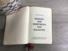 Evangelisches Gesang- und Gebetbuch für Soldaten von 1977! 12,3 x 9 cm!