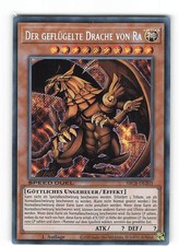Yugioh DER GEFLÜGELTE DRACHE VON RA , sbcb-de203 Secret Rare deutsch Exc 1st