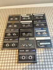 13 DAT Kassetten TDK, maxell, Sony, Denon, Bespielt, Lange 120 und 90 Minuten