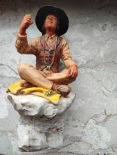 Indianer Figur - Castagna - Häuptling Wovoka - Vitrinenstück - Western - 15 cm
