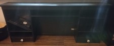 IKEA Hemnes schwarzer Schreibtisch-Aufsatz 155 cm