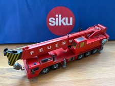 Siku 4010 / 4110 Faun Kran Hydraulischer Kranwagen Feuerwehr