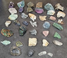 Mineraliensammlung, 36 Stück