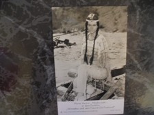Winnetou S/W Filmpostkarte Marie Versini in Winnetou u.s Freund Old Firehand!