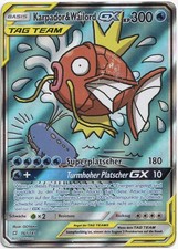 Pokémon Karpador & Wailord GX Alternative Art Teams sind Trumph 161/181 PR DE