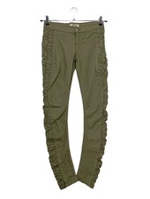 KILLAH Röhrenhose Damen Hose Gr. DE 36 khaki Casual-Look