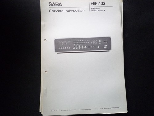 Original service manual - original,
