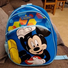 Samsonite Disney Mickey Mouse Rucksack Tasche Kinder Farbe blau sehr guter Zustand Disney