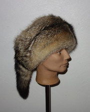 Fuchs Pelz Mütze Echtfell