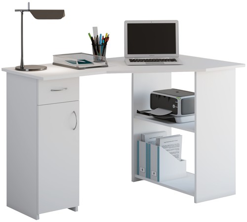 Vcm holz eckschreibtisch - -,