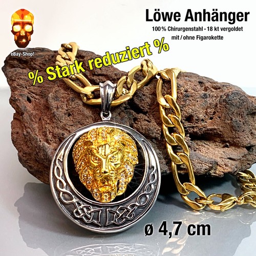 Löwe vergoldet strass - 1,