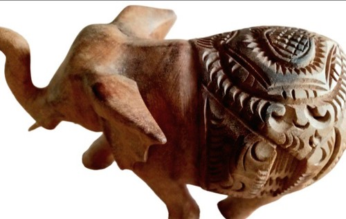 Elefant holzfigur geschnitzt - holzfigur,