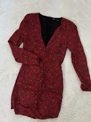 Minikleid von zara - minikleid, rot