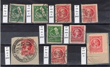 THÜRINGEN  3x 95 + 5x 97, 8x BPP gepr. + 1x ungp., alle gest., s.scan Mi. 135.-