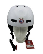 FC Bayern München Kinder Ski Helm Weiß (48-54cm) Neuware Inklusive Transportsack