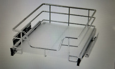 Bremermann Schublade Korb Metall Chrom ohne Teleskop-Schiene für 30 cm Schrank I