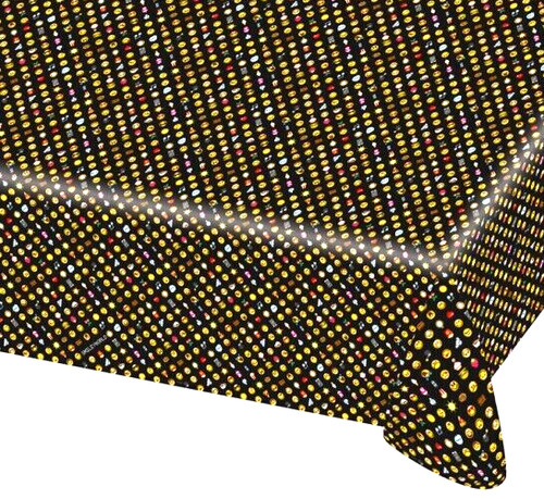 Tischdecke smiley 180x120 - tischdecke, cm