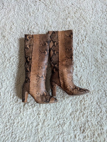 Stiefel leder schlange - stiefel, schlange-muster
