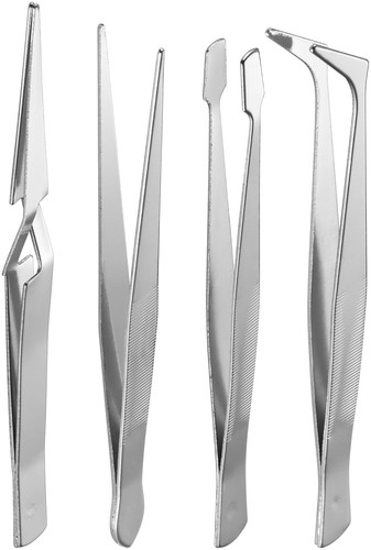 Metall pinzetten set - pinzetten,