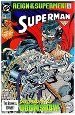 Superman (Vol.2) No.78 / 1993 Cyborg Superman vs. Doomsday / Mit Poster