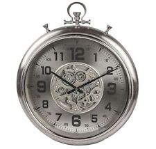 Formano XXL Wanduhr Silver