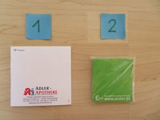 Notizzettel-Block, WAHL: Apotheke aus Mannheim ODER Elster Steuererklärung, neu!