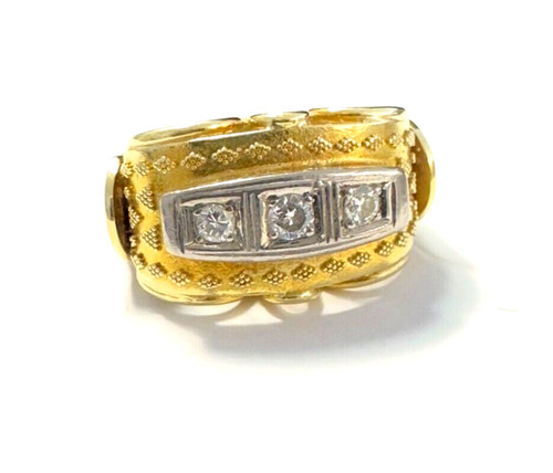 Antik diamantring handarbeit - antik,