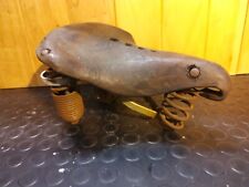 alter Fahrradsattel Leder DRP D.R.P.  A.P. altes Fahrrad Oltimer Scheunenfund