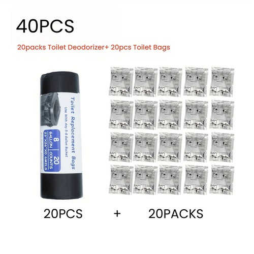 20er set campingtoilette - set,