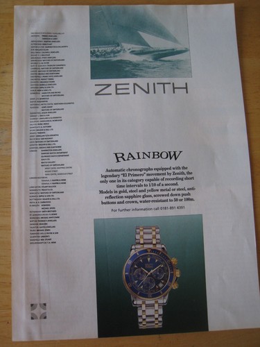 Zenith rainbow automatik - rainbow,
