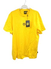 Borussia Dortmund T-shirt Unisex BvB Essentials Gelbes Tee T-Shirt Gelb Gr.L EU
