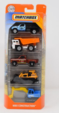 Matchbox Superfast 2019 5 Pack MBX Construction, Ford F-350, Chevy Stepside, INC