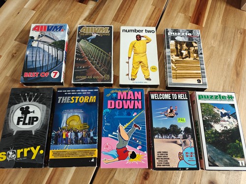 Vintage skatboard vhs sammlung - skatboard,