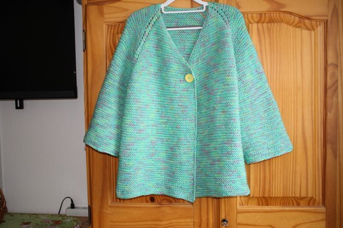 Handgestrickte jacke 44 - handgestrickte, 42/44