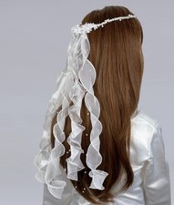 Kopfschmuck Haarschmuck Haarreif Haarkranz zum Kommunionkleid Kommunionskleid *2