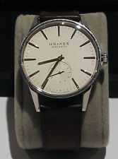 Glashütte NOMOS 'ZÜRICH' Automatik Ref. 3434 Edelstahl Saphirglas Glasboden 40mm