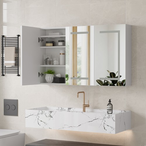 Spiegelschrank 100 bad mit - spiegelschrank,