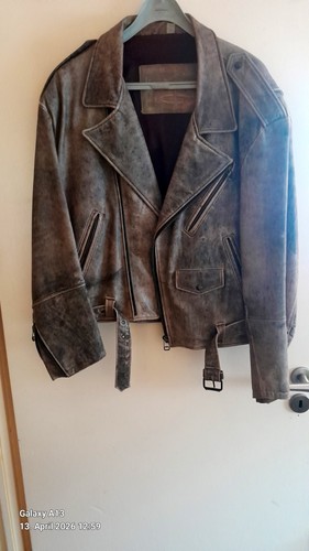 Antik lederjacke - antik,