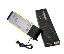 PremiumX Multischalter 5-32 SAT Multiswitch Satelliten Verteiler 32 Teilnehmer 