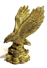 Feng Shui Adler Figur Gold –