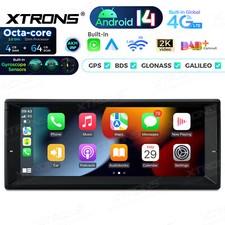 10,25" Global 4G GPS Navi 8-Kern 4G+64GB Android 14 Autoradio für BMW E39 M5 E38