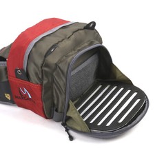 Fliegenweste grün-rot Chest