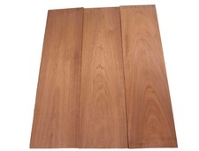 3x Mahagoni Holz Brett