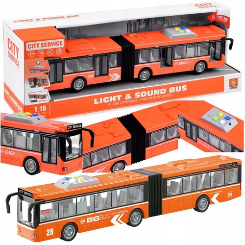 Großer gelenkbus 46cm - gelenkbus, stadt
