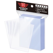 100 transparente Penny-Kartenhüllen für Sammelkarten – Kunststoff-Soft-Karten...